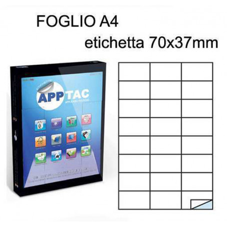 ETICHETTE A4 MM70X37 ET. 24XFG 