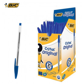 PENNA BIC CRISTAL 1.0MM BLU CONF. 50PZ 