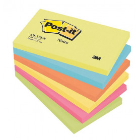 POST-IT NOTES 76MMX127MM COLORI FORTI 