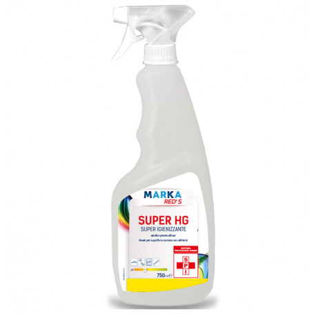 DETERGENTE IGIENIZZANTE SUPER HG ML.750 MARKA RED'S