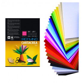 CARTACREA FABRIANO A/4 220GR FUCSIA CONF .50PZ