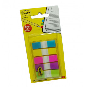 POST-IT INDEX 11,9MMX43,1MM COLORI FORTI 