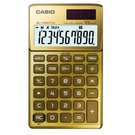 CALCOLATRICE CASIO SL-1000TW GOLD