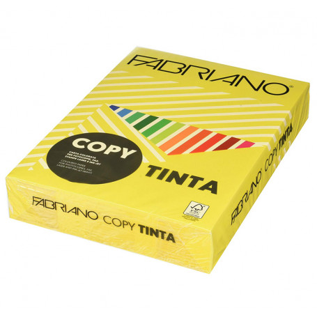 RISMA CARTA A4 FABRIANO COPYTINTA GIALLO GR.80 FG.500