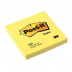 POST-IT GIALLO 76X76 MM 3M 654 