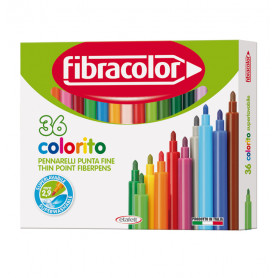 PENNARELLI COLORITO 36PZ FIBRACOLOR 