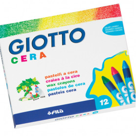 PASTELLI CERA GIOTTO 12PZ 