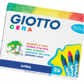 PASTELLI CERA GIOTTO 24PZ 