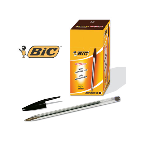 PENNA BIC CRISTAL NERA 