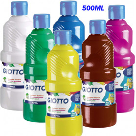 TEMPERA PRONTA GIOTTO 500ML BIANCO 