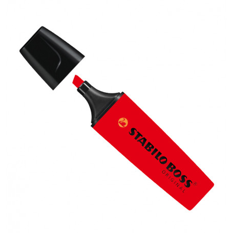EVIDENZIATORE STABILO BOSS ROSSO 