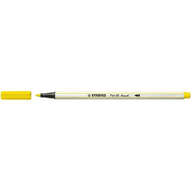 PENNARELLO STABILO PEN 68 BRUSH GIALLO LIMONE