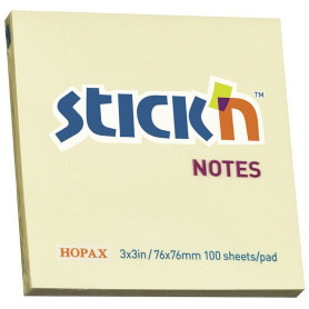 STICK'N NOTES 76MMX76MM GIALLO 