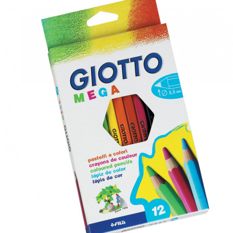 PASTELLI GIOTTO MEGA CONF.12PZ 