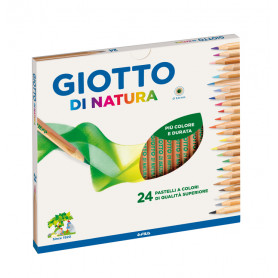 PASTELLI GIOTTO DI NATURA CONF.24PZ 3,8M 