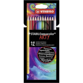 PASTELLI STABILO AQUACOLOR ARTY CONF.12 PZ