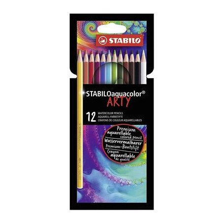 PASTELLI STABILO AQUACOLOR ARTY CONF.12 PZ