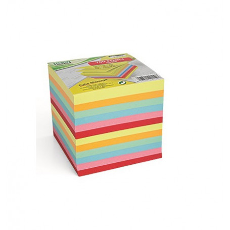 BLOCCO CARTA COLORATA 9X9CM 700FG.