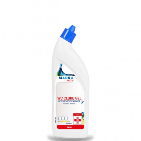 DETERGENTE WC CLORO GEL ML.750 MARKA 