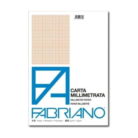 CARTA MILLIMETRATA FABRIANO A3 FG10 GR80