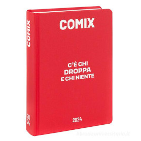 AGENDA 16 MESI STANDARD COMIX DEEP RED 