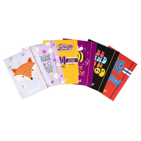 CARTELLINA CON ELASTICO A4 ACIDAISY COLOURBOOK