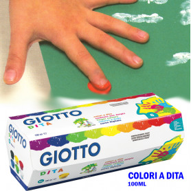 COLORI A DITA 100ML 6PZ GIOTTO 